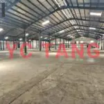 Spacious detached factory for rent in Perai with 208,000 sq. ft. land area, 155,000 sq. ft. build-up area, 11 loading bays, and 1000 AMP power supply.