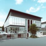 Render 3 800x450 A Park Industrial at Valdor Open for Sale | 48 Units Freehold Light Industrial | Limited Unit Available A-Park Valdor light industrial park – factory facade rendering (Semi-D and detached options)
