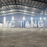 Detached Factory At Bakar Arang Industrial Park For Rent – warehouse floor area view