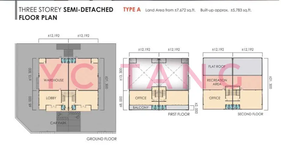 Taman Industri Teguh Type A Floor Plan