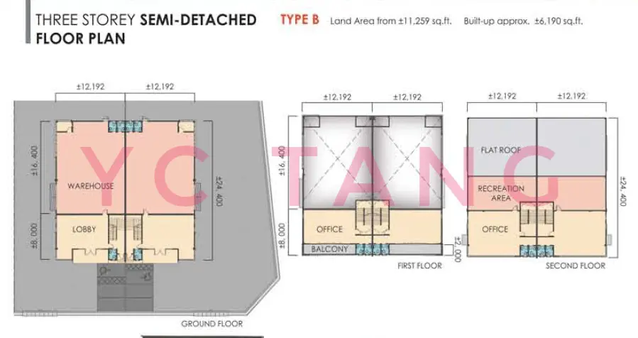 Taman Industri Teguh Type B Floor Plan