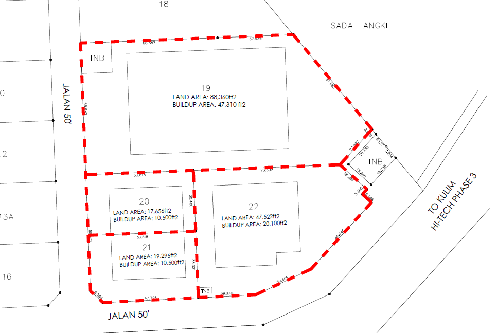 New Detached Factory At Taman Industri Waja Kulim
