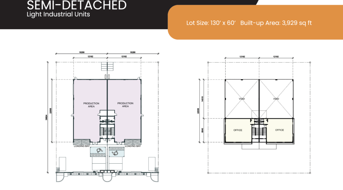 Semi D Factory At Palmera Industri For Rent