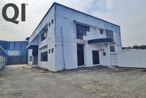 IKS Juru Semi-Detached Factory For Rent – facade view at Taman IKS Juru, Penang